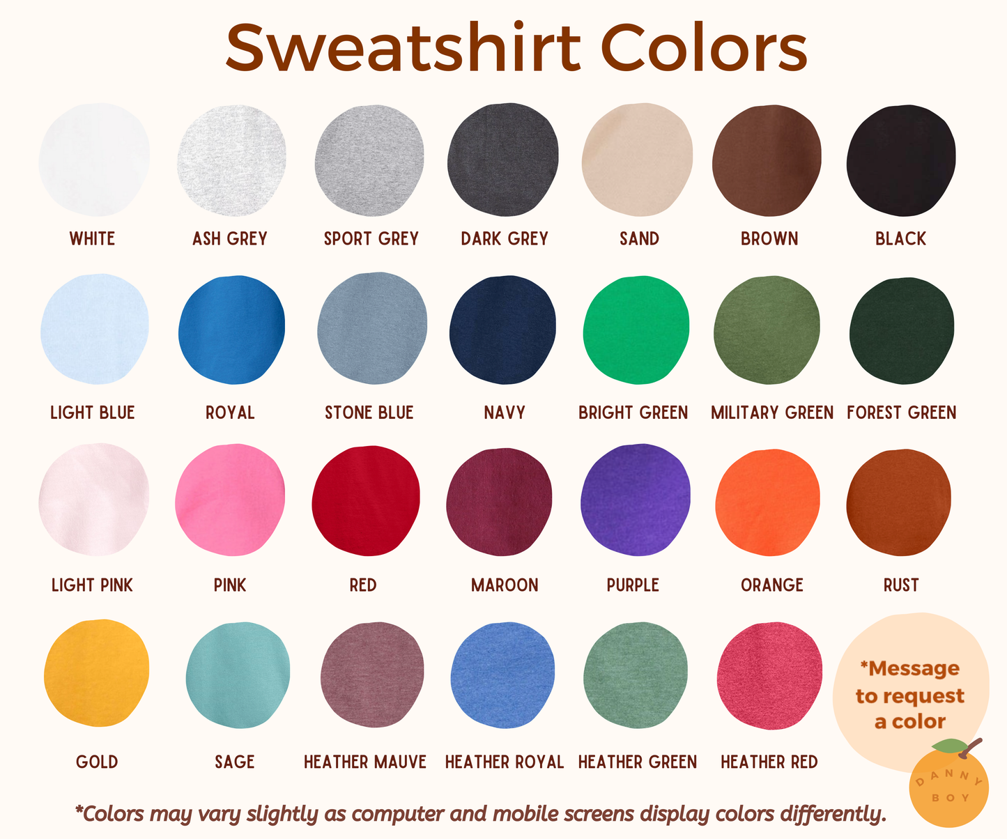 Custom Embroidered Crewneck Sweatshirt