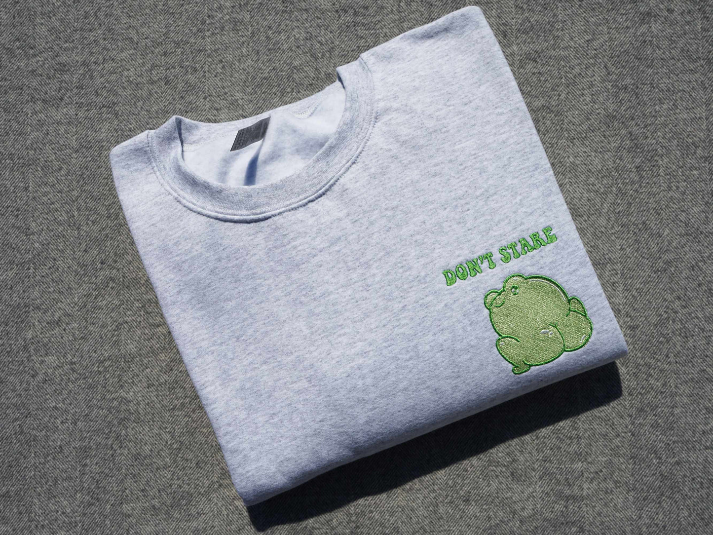 Cheeky Frog Embroidered Sweatshirt