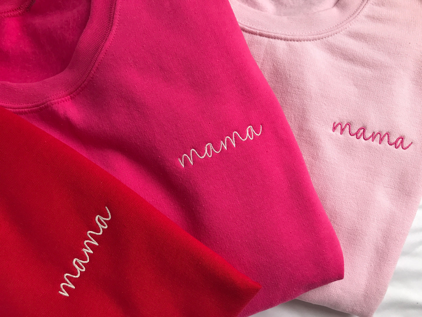 Custom Mama Embroidered Crewneck