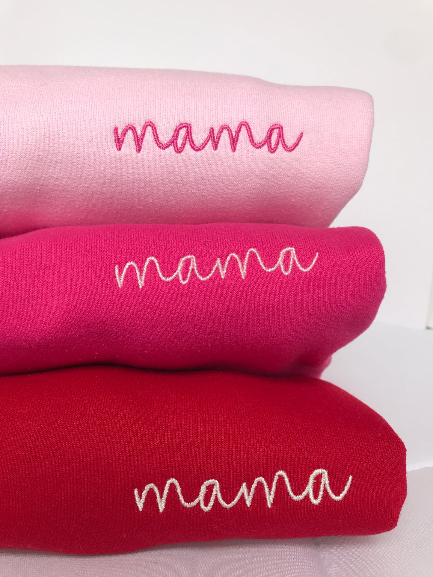 Custom Mama Embroidered Crewneck