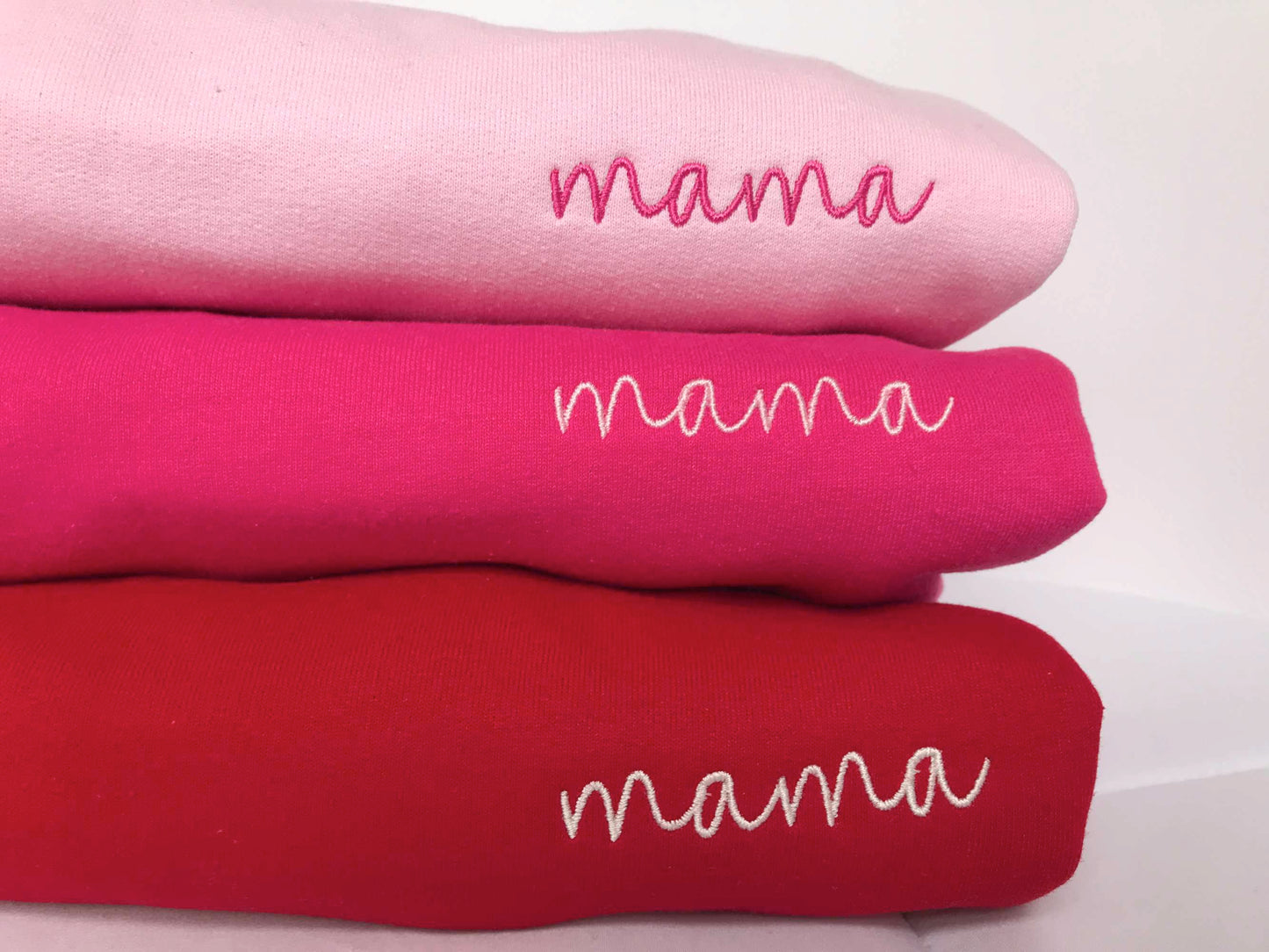 Custom Mama Embroidered Crewneck