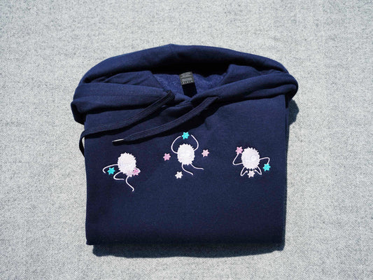 Pastel Kawaii Soot Sprite Hoodie