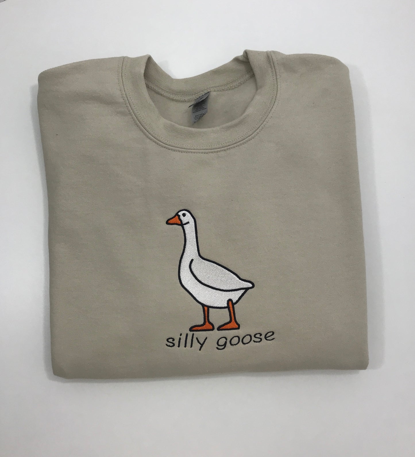 Silly Goose Embroidered Sweatshirt