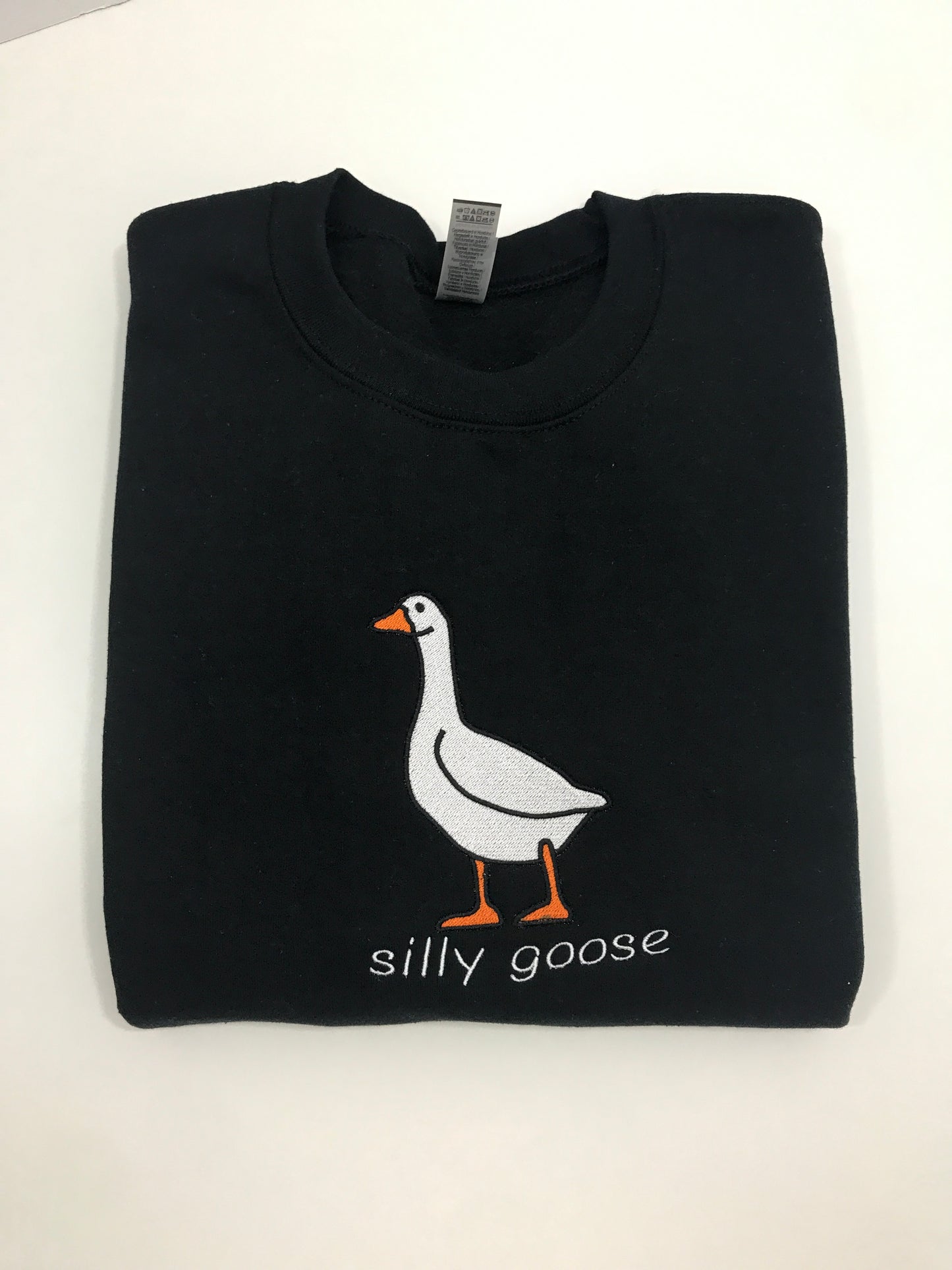 Silly Goose Embroidered Sweatshirt