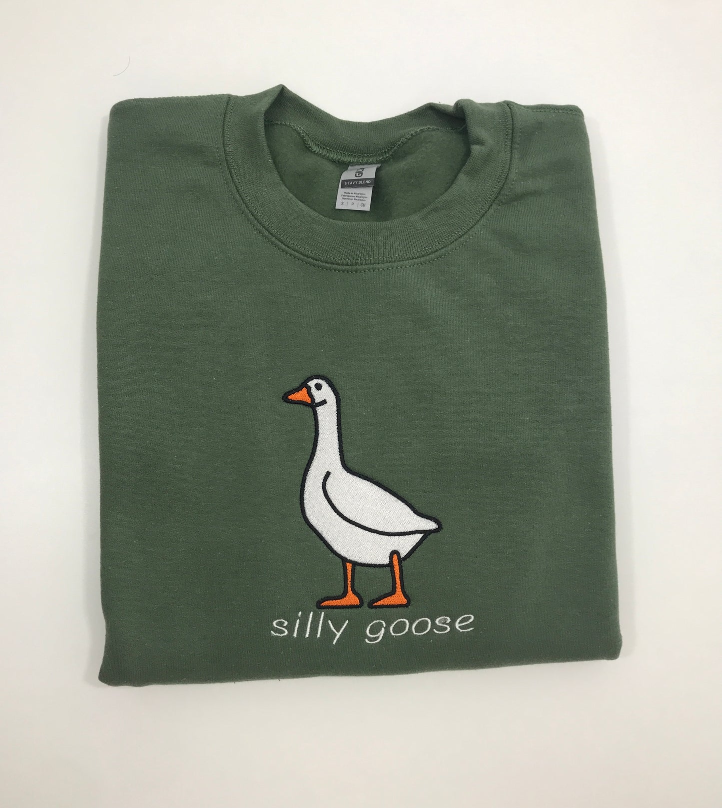 Silly Goose Embroidered Sweatshirt