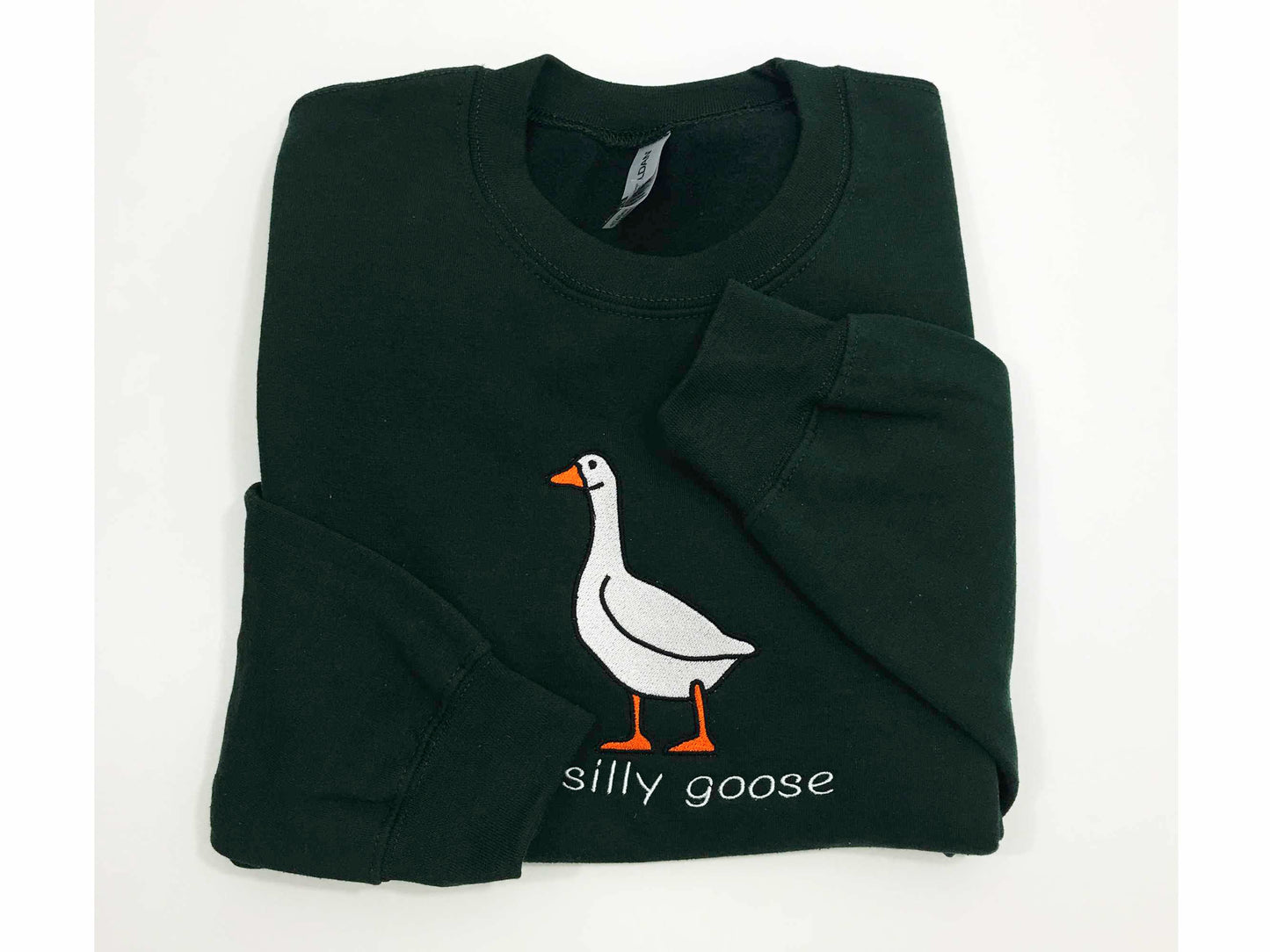 Silly Goose Embroidered Sweatshirt