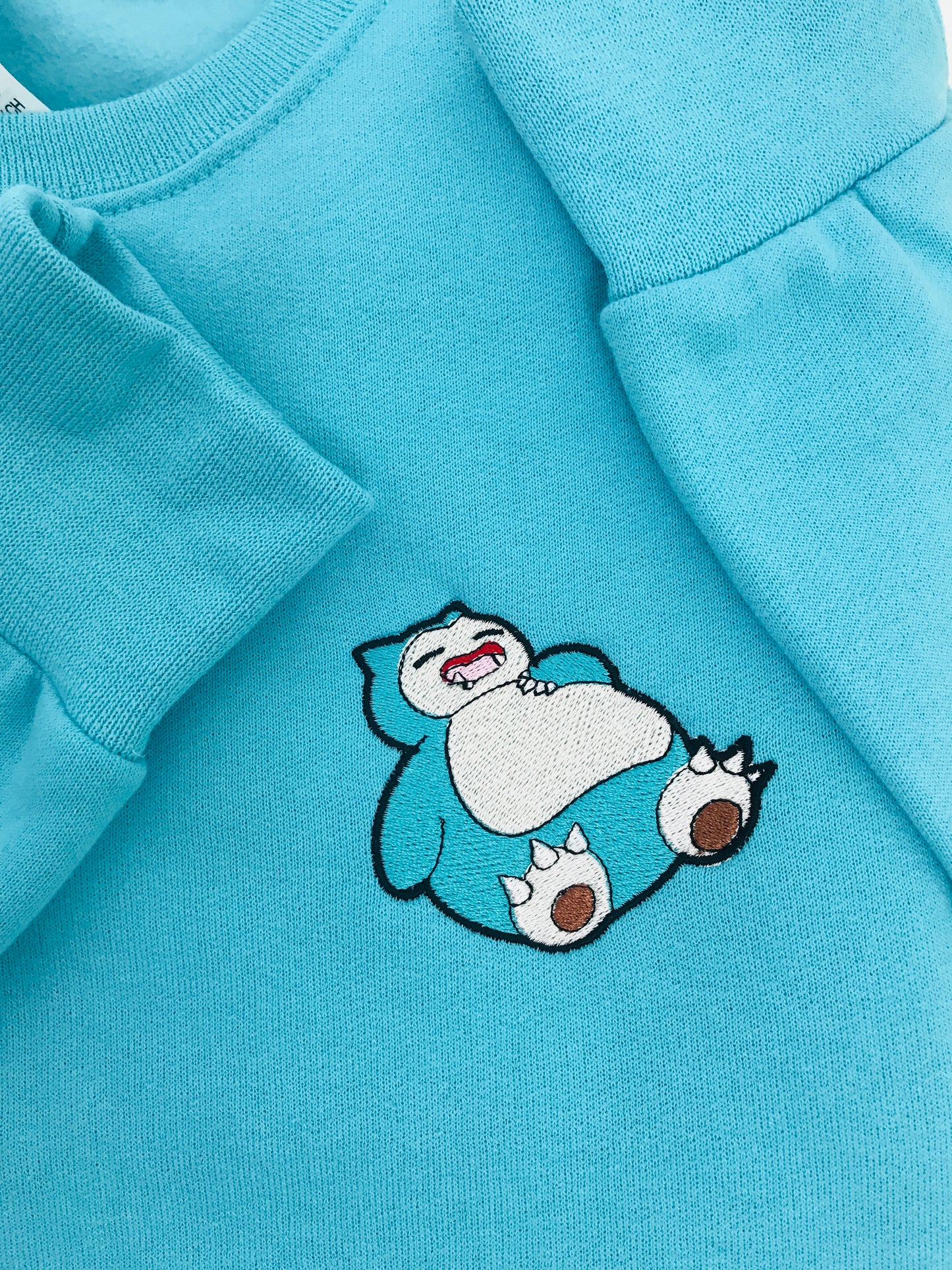 Sleepy Monster Embroidered Sweatshirt