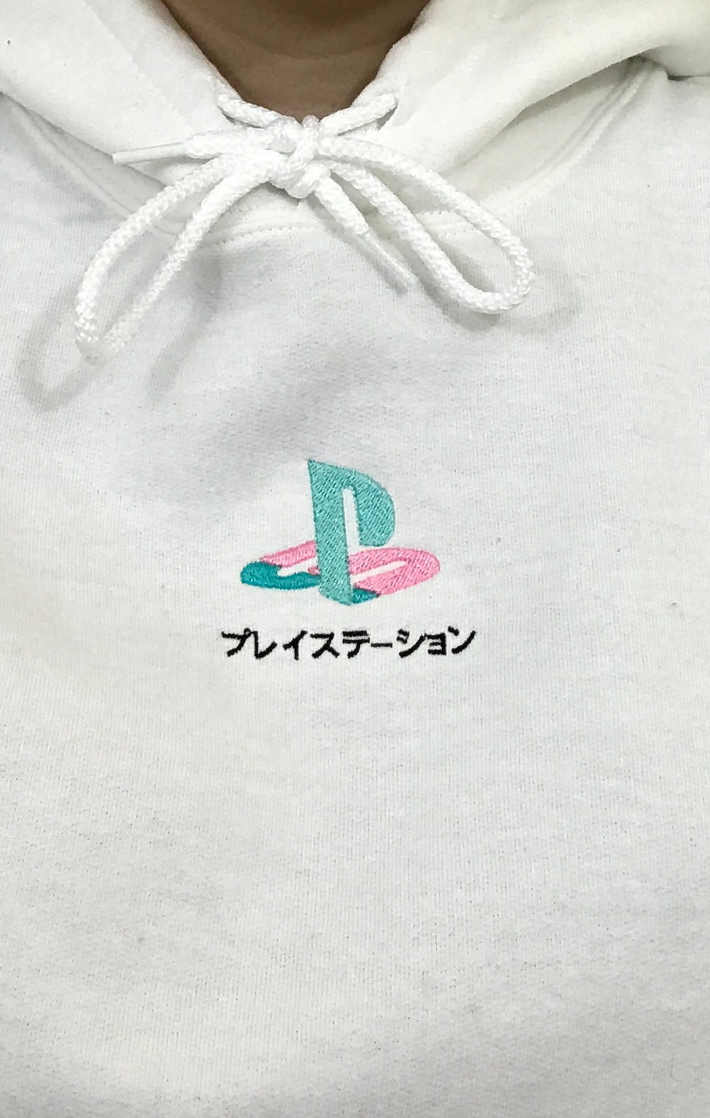 Vaporwave PS Logo Embroidered Hoodie