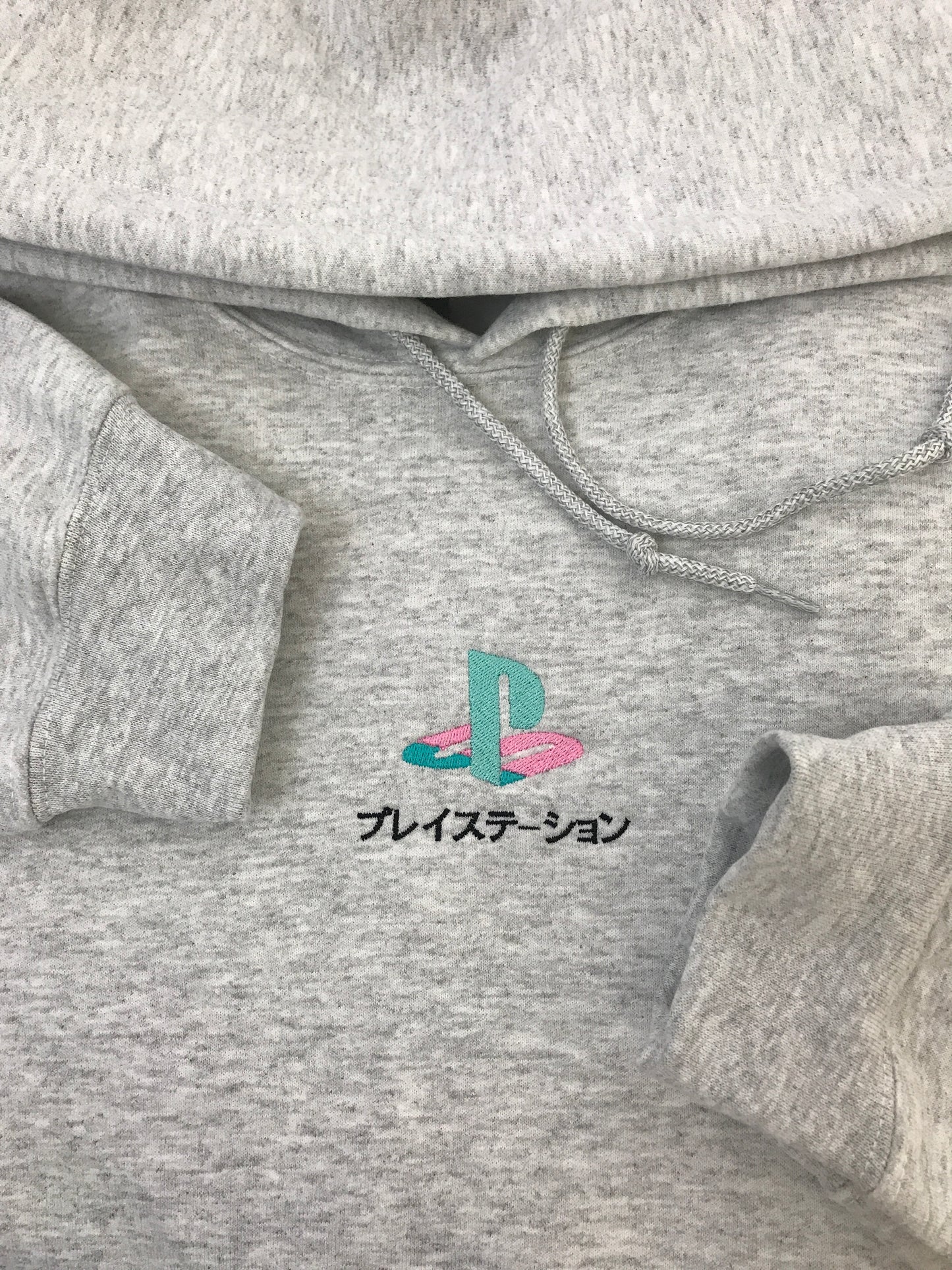 Vaporwave PS Logo Embroidered Hoodie